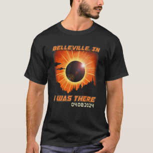 Camiseta Eclipse Solar Total Montanha Caminhando Belleville