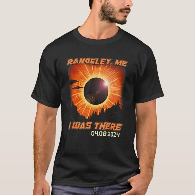 Camiseta Eclipse Solar Total Montanhal Rangeley Maine (Frente)