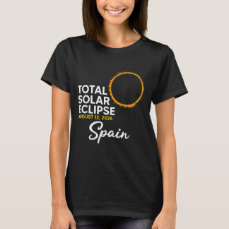 Camiseta Eclipse Solar Total na Espanha em 12 de agosto de