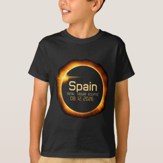 Camiseta Eclipse Solar Total na Espanha em 12 de agosto de