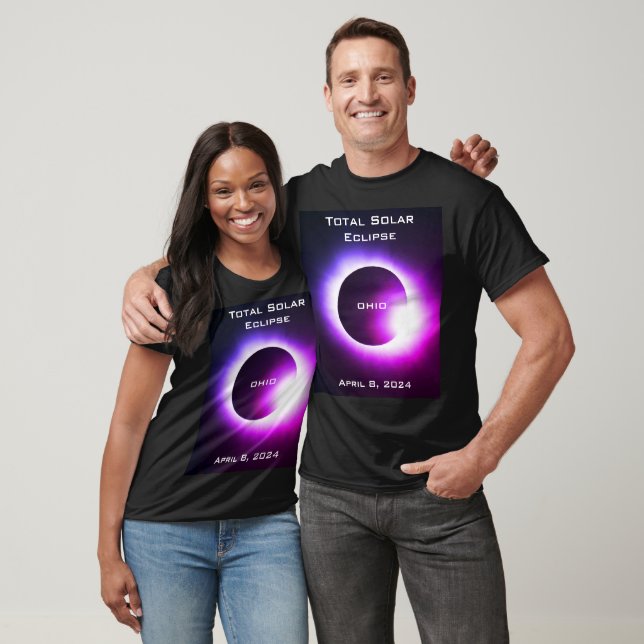 Camiseta Eclipse solar total OHIO 8 de abril de 2024 (Unissex)