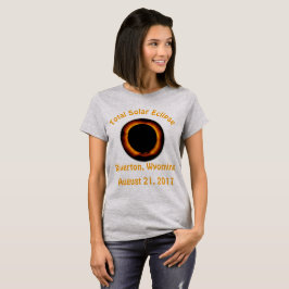Camiseta Eclipse Solar Total ( Riverton, Wyoming )