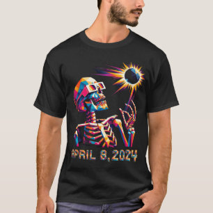 Camiseta Eclipse Total de Poli Baixa 8 de abril de 2024 Esq