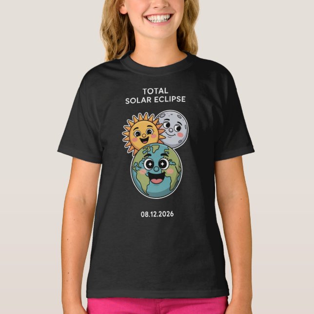CAMISETA ECLIPSE TOTAL DO SOL 12 DE AGOSTO DE 2026 (Frente)