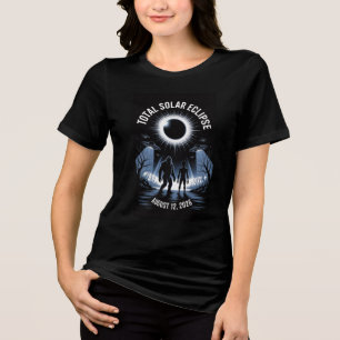 Camiseta Eclipse Total do Sol 12 de agosto de 2026 Bigfoot