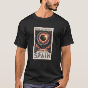 Camiseta Eclipse Total do Sol 12 de agosto de 2026 Espanha