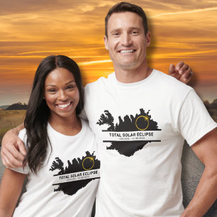 Camiseta Eclipse Total do Sol 12 de Agosto de 2026 – Islând
