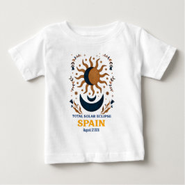 Camiseta Eclipse Total do Sol Espanha Agosto 2026