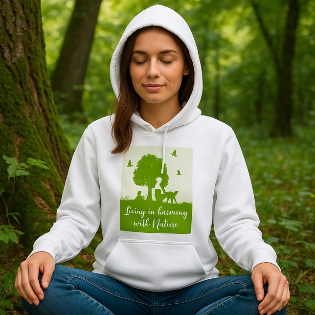 Camiseta Eco Cote Vivendo em Harmonia com a Natureza (Criador carregado)