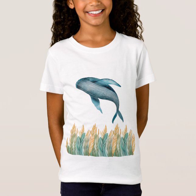Camiseta Eco de baleia feminina (Frente)