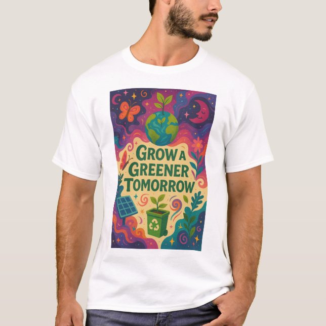 Camiseta Eco Friendly Inspirational Poster (Frente)