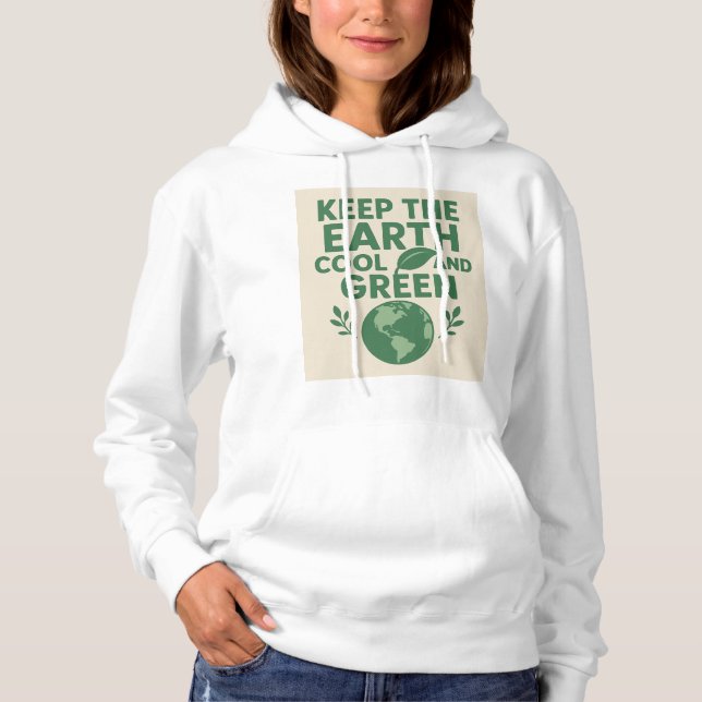 Camiseta Eco Friendly Women's Hoodie (Frente)
