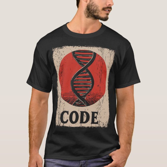 Camiseta Eco Genético: Código do Eu (Frente)