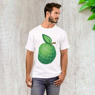 Camiseta Eco Globe Fruta Terra Esfera Folha Verde