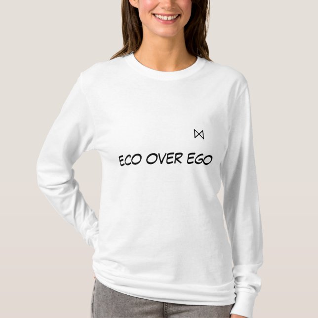 Camiseta eco over ego com ⨝ (Frente)