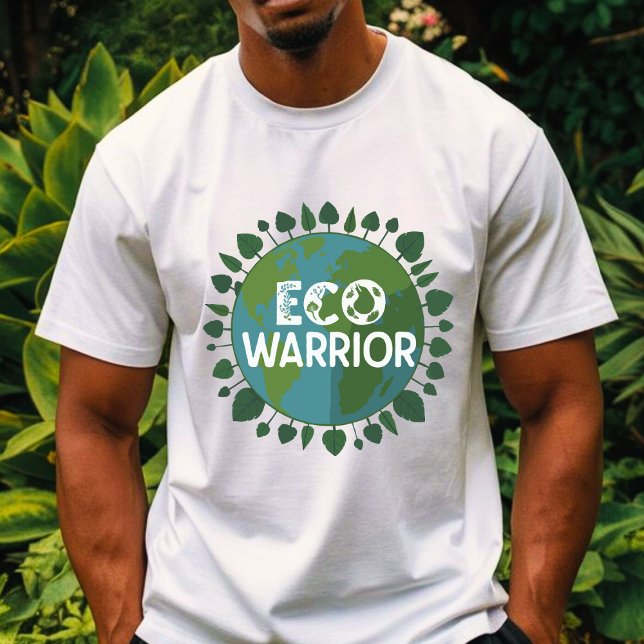 Camiseta Eco Warrior - Consciência ambiental (Criador carregado)