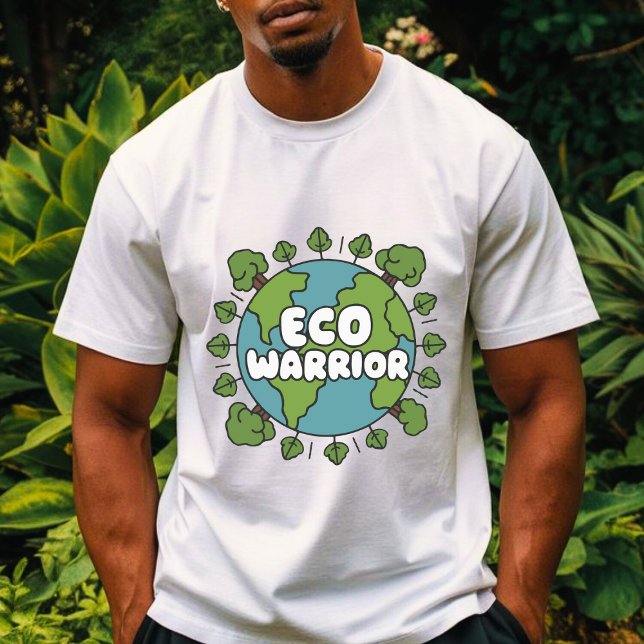 Camiseta Eco Warrior - Consciência ambiental (Criador carregado)