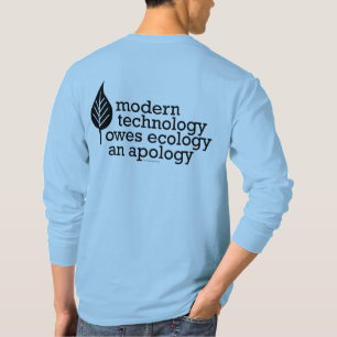 Camiseta Ecologia Ambiental Dizendo
