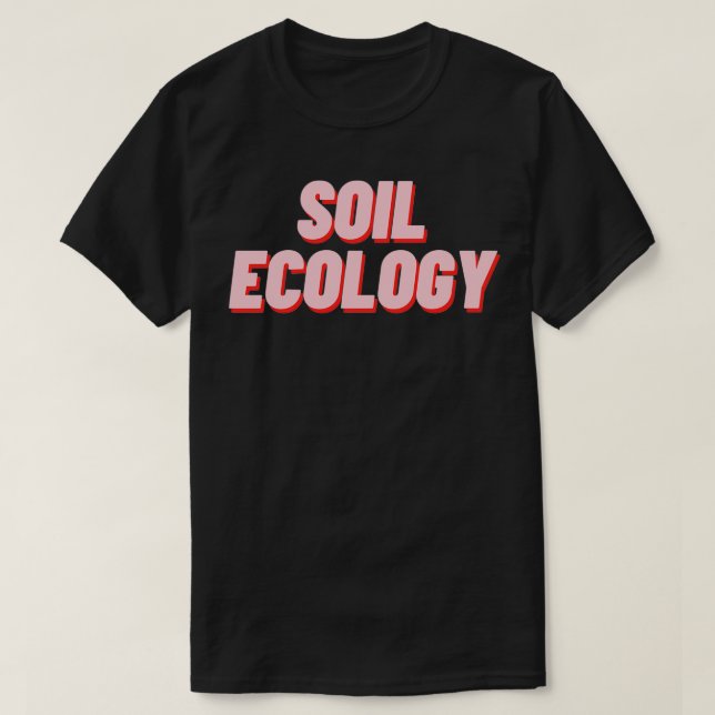 Camiseta Ecologia do Solo (Frente do Design)