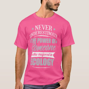 Camiseta Ecologia Gráfica para Homens e Mulheres - Nunca Su