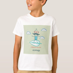 Camiseta Ecologia Surfista Vida Sustentável Hipster