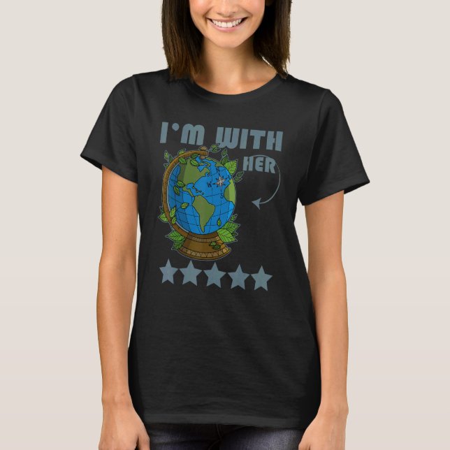 Camiseta Ecologist environmental protection animals plants  (Frente)