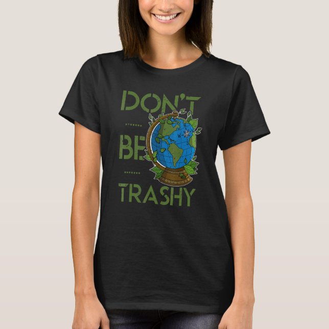 Camiseta Ecologista proteção ambiental animais plantas (Frente)