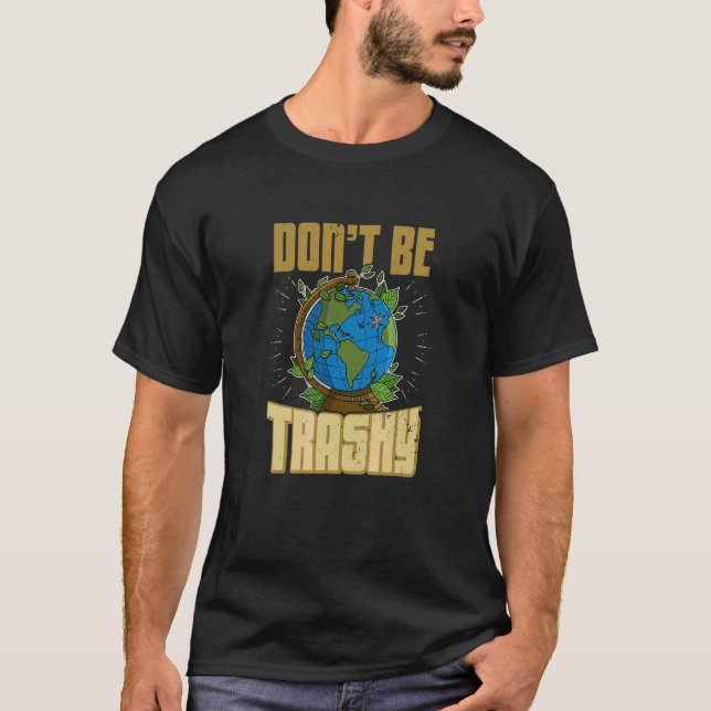 Camiseta Ecologista proteção ambiental animais plantas  (Frente)