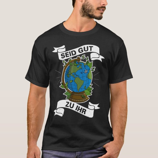Camiseta Ecologista proteção ambiental animais plantas  (Frente)
