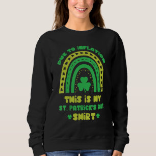 Camiseta Economia devido à inflação Esta é a minha Rua Patr