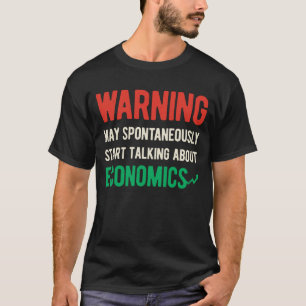 Camiseta Economia Engraçada