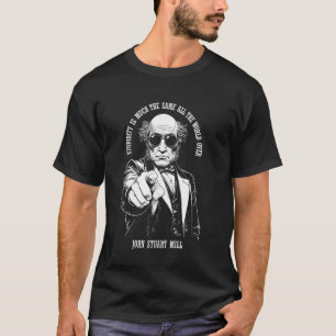 Camiseta Economia Engraçada John Stuart Mill Economist Stup