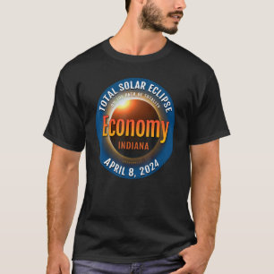 Camiseta Economia Indiana IN Eclipse Solar Total 2024  3 