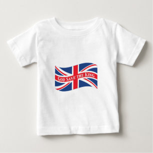 Camiseta Economias do deus o rei com Union Jack