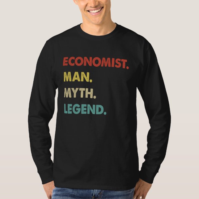 Camiseta Economist Man Myth Legend  1 (Frente)