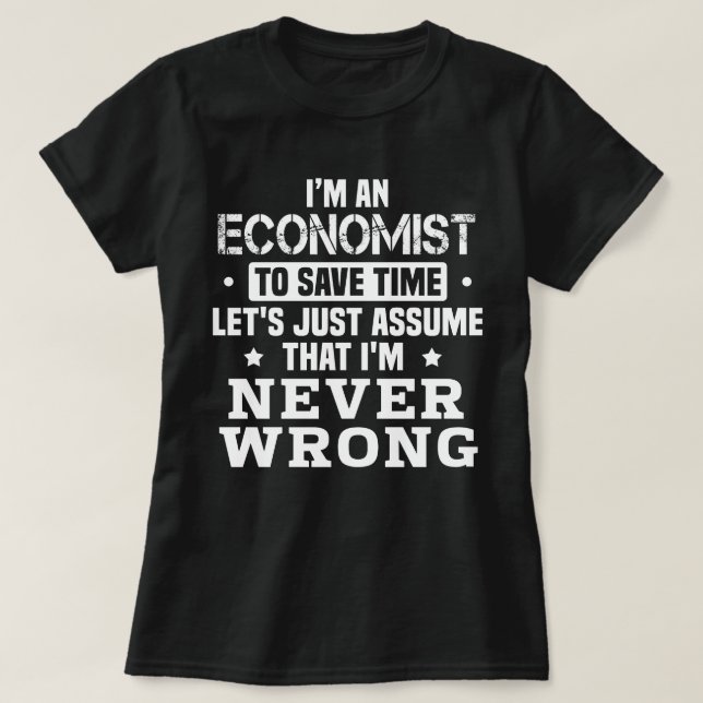 Camiseta Economista (Frente do Design)