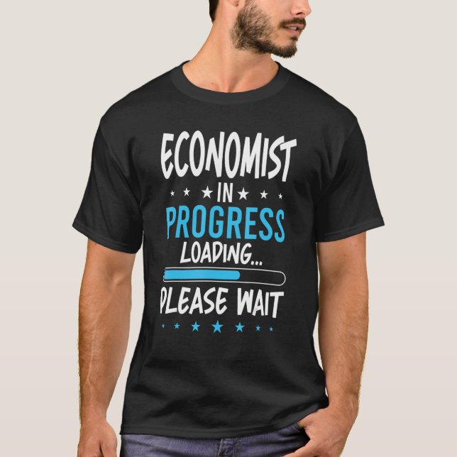 Camiseta Economista em andamento (Frente)