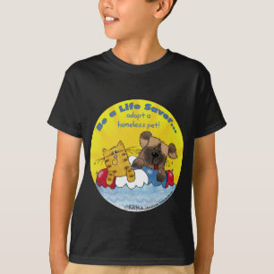 Camiseta Economizador de vida - Adotar animais sem abrigo