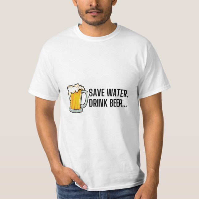 Camiseta Economize Água.... (Frente)
