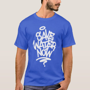 Camiseta Economize água agora