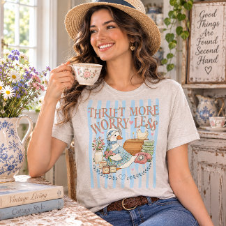 Camiseta Economize Mais, Preocupe-se Menos com Compras de B