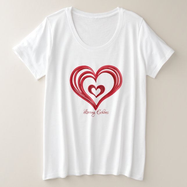 Camiseta Ecos Amorosos (Frente do Design)