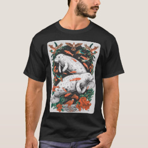 Camiseta Ecosistema de peixe-boi vintage