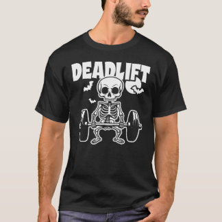 Camiseta Ecrã do Dia das Bruxas do Halloween Deadlifador