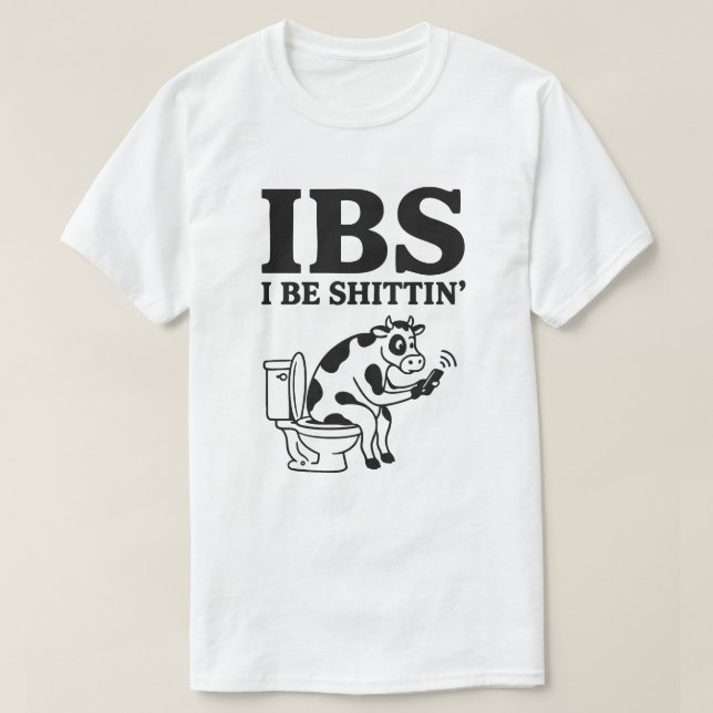 Camiseta ECS Eu Estou Cagando Vaca (Frente do Design)
