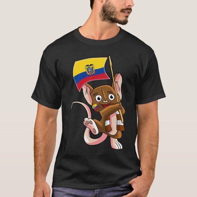 Camiseta Ecuador Fan Mouse (Frente)