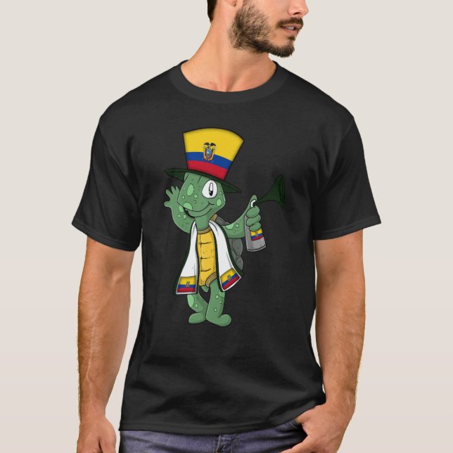 Camiseta Ecuador Fan Tortoise (Frente)