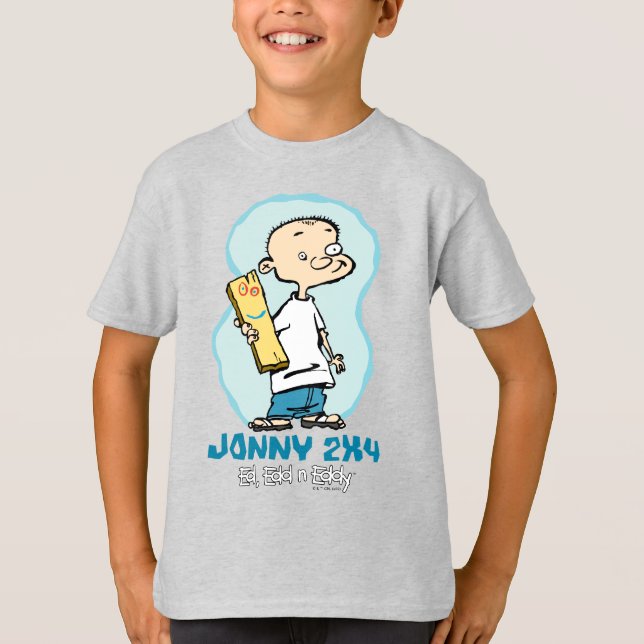 Camiseta Ed, Edd, n' Eddy Jonny 2x4 e Plank (Frente)