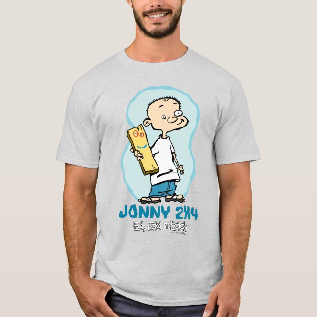 Camiseta Ed, Edd, n' Eddy Jonny 2x4 e Plank (Frente)