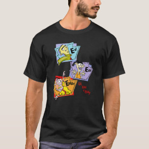 Camiseta Ed Edd N Eddy Painéis de Grupo Empilhados Alternat
